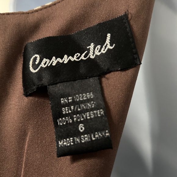 Elegant Mocha Dress for Special Occassion - Size 6 - Picture 5 of 5